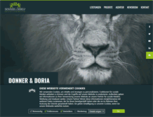 Tablet Screenshot of donner-doria.de